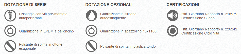 equipment draft excluder comaglio