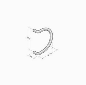 3CC.329.0025 pba 309 colored nylon handle measures