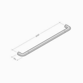 310 pba Nylon Handle measures