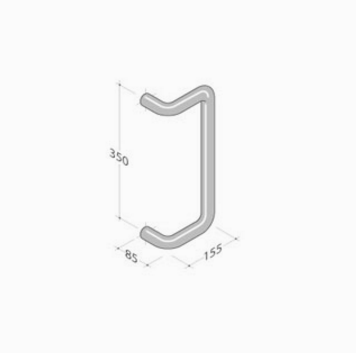 Pba pull handle in Aluminum variant
