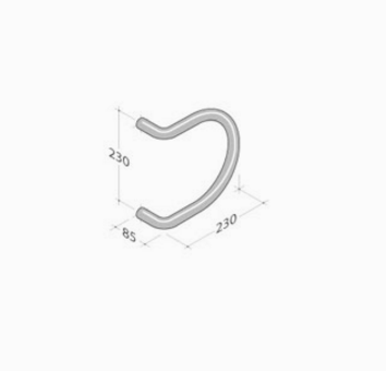Handle Aluminium extruded pba types