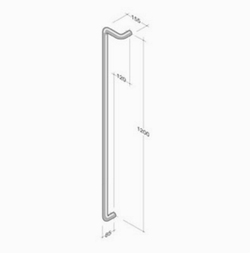 M18Z pba Handle Aluminum Right Left extruded