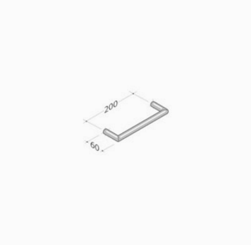 PVD-260 Pull handle in stainless steel PVD treatment 