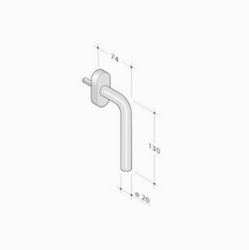 Martellina pba 2028/DK in Acciaio Inox AISI 316L