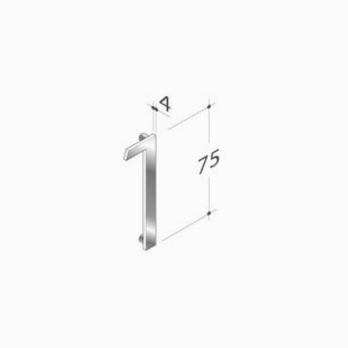 Segnaletica Numeri e Lettere pba in Acciaio Inox AISI 316L