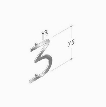 Segnaletica Numeri e Lettere pba in Acciaio Inox AISI 316L
