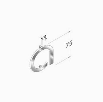Segnaletica Numeri e Lettere pba in Acciaio Inox AISI 316L