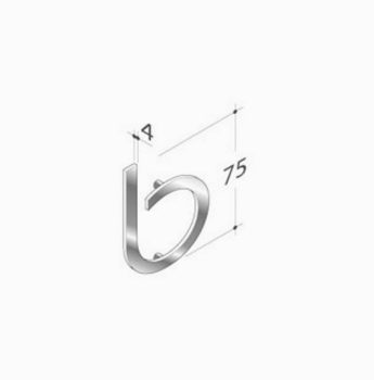 Segnaletica Numeri e Lettere pba in Acciaio Inox AISI 316L