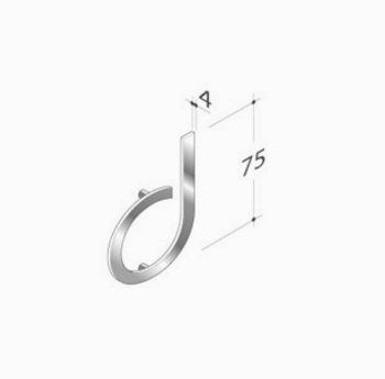 Segnaletica Numeri e Lettere pba in Acciaio Inox AISI 316L