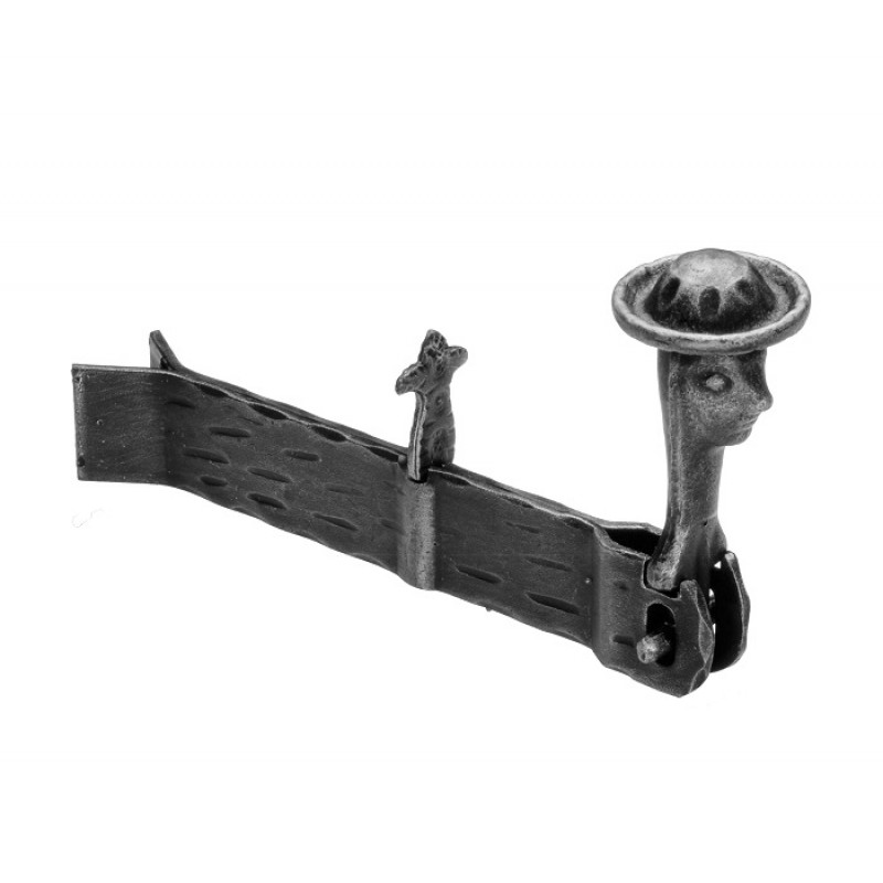 1006 Shutter holder Ometto 170x30x18mm Zanca to Embed Galbusera Wrought Iron