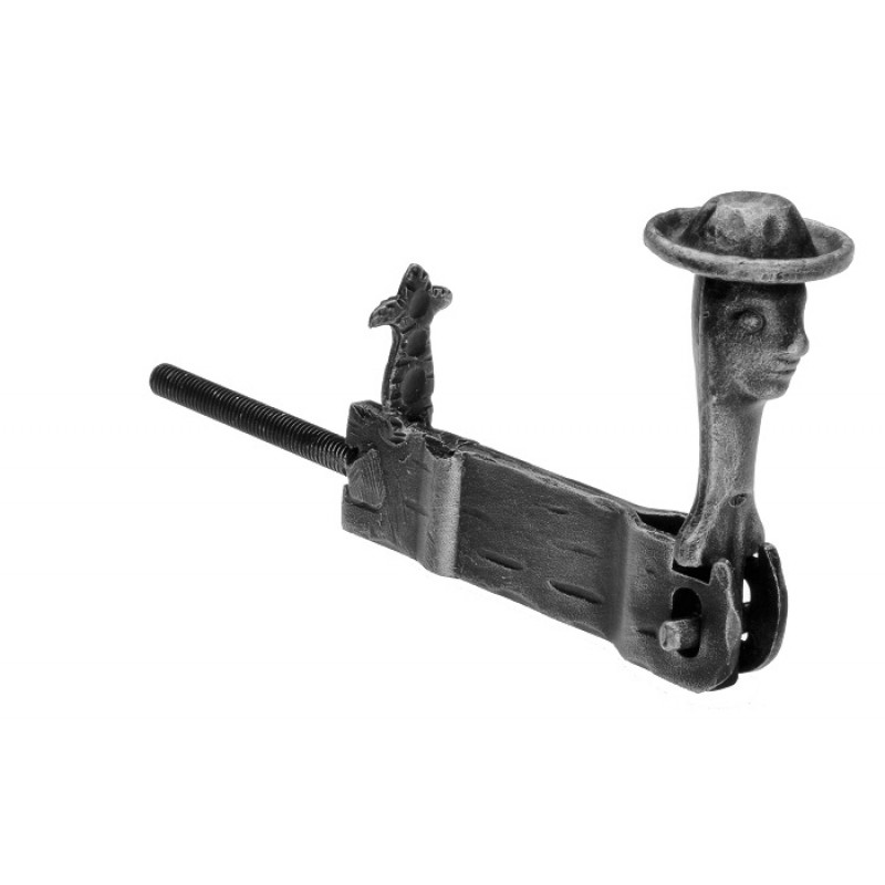 1006/V Shutter holder Ometto 90x30x18mm Galbusera Wrought Iron