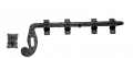 Wrought Iron Padlock Holder 1021 Galbusera Made in Italy