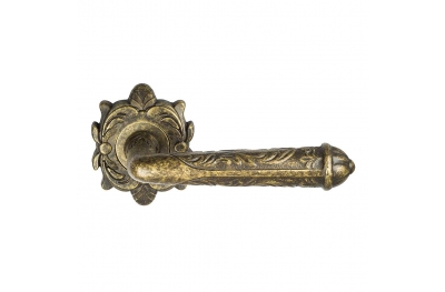 1035-1 Rubin Class Door Handle on Rose Frosio Bortolo Handmade in Italy Neoclassic Architecture