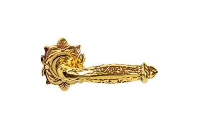 1075-1 Emerald Class Door Handle on Rose Frosio Bortolo Extravagant Handmade in Italy