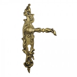 1100 Jumana class Door Handle on Plate Frosio Bortolo Luxury Made in Italy