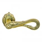 1125-6 Aquamarine Class Door Handle on Rose Frosio Bortolo With Exotic Shape