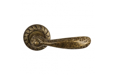 1145-7 Amber Class Door Handle on Rose Frosio Bortolo With Classic Greek Style