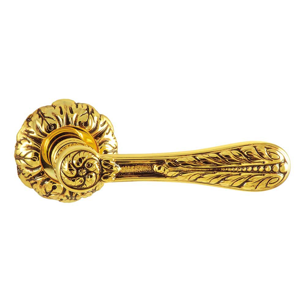 1155-8 Agata Class Door Handle on Rose Frosio Bortolo Italian Best Quality