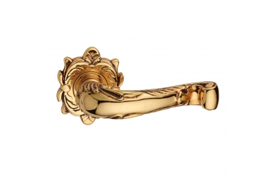 1165-1 Gemma Class Door Handle on Rose Frosio Bortolo Luxury With Curly Shape