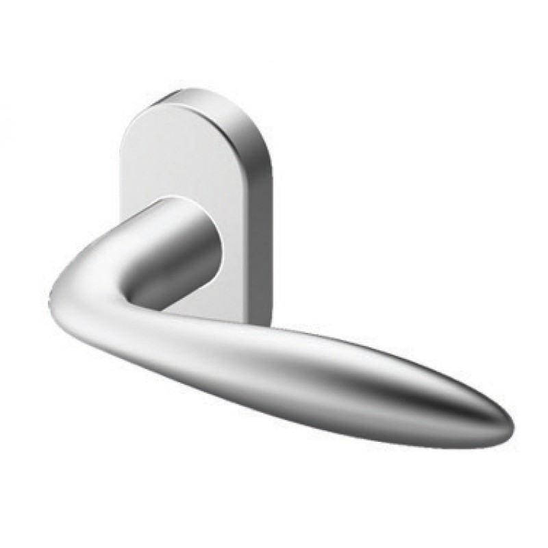 Handle Tropex Instanbul in Satin Stainless Steel Rosette Round or Oval
