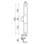 14 CiFALL T Shape Hinge Neck 90° Hardware For Shutters