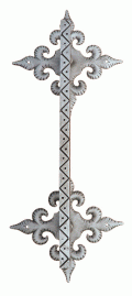 1879 Galbusera Pull Handle Wrought Iron