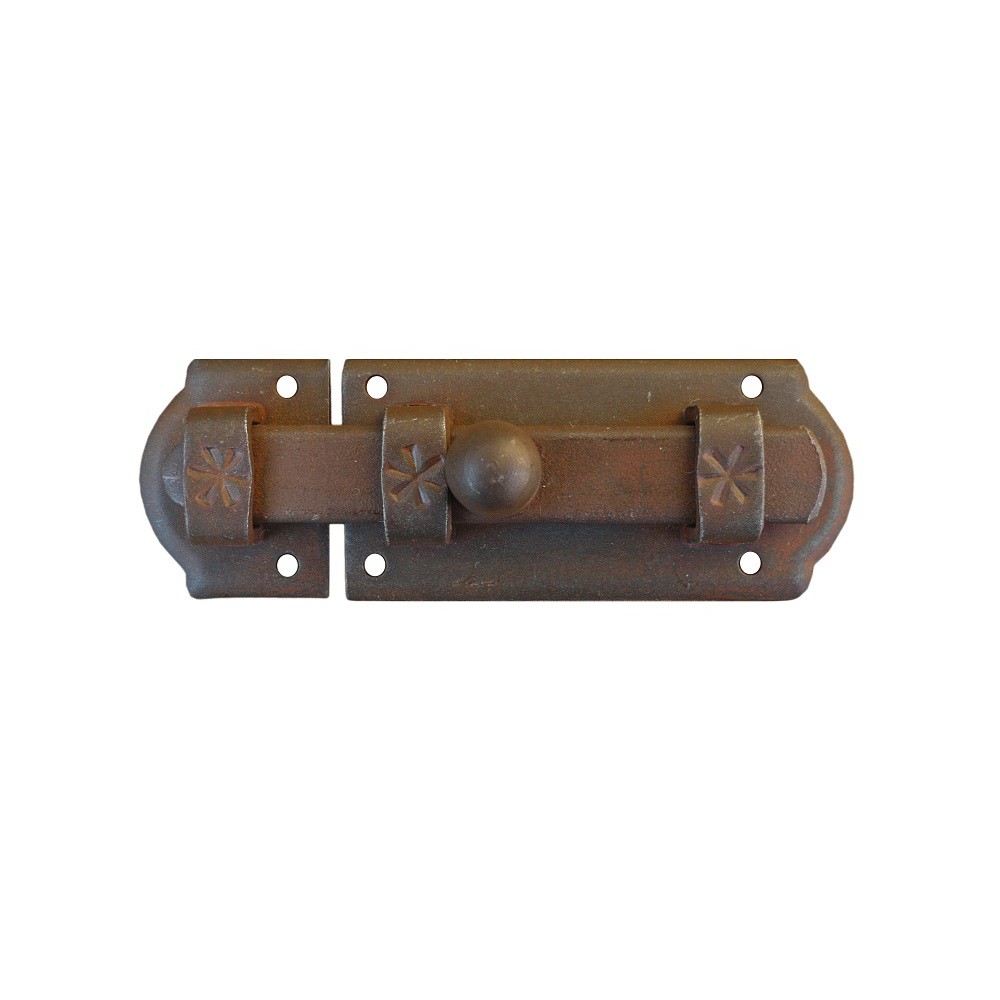 1894 Galbusera Horizontal Bolt 115x40mm Wrought Iron Different Size