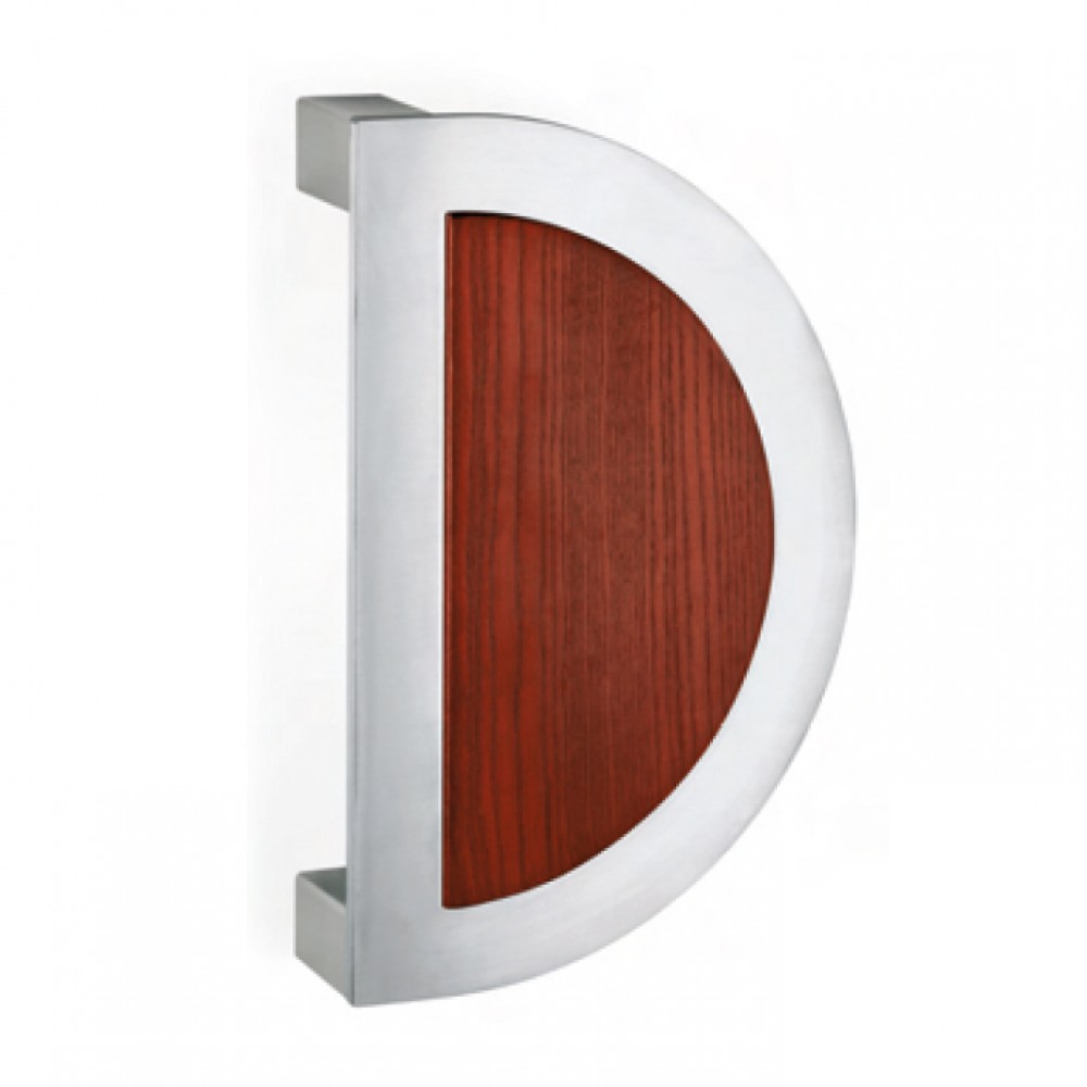 200.YOD.001 pba Pull Handle Wood and Stainless Steel AISI 316L