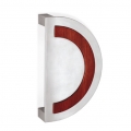 200.YOD.021 pba Pull Handle Wood and Stainless Steel AISI 316L