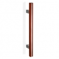 200.YOD.211 pba Pull Handle Wood and Stainless Steel AISI 316L