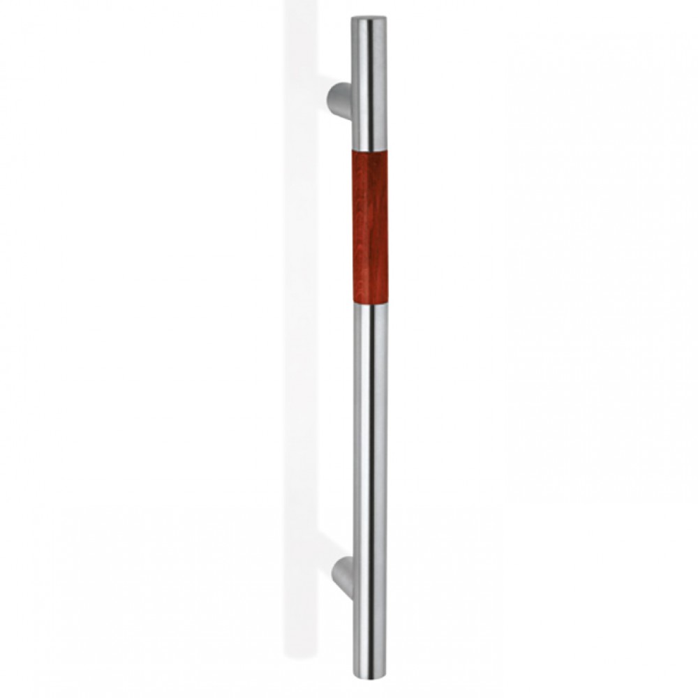 200.YOD.401 pba Pull Handle Wood and Stainless Steel AISI 316L
