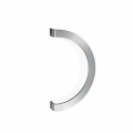 200P-041 pba Pull handle in Stainless Steel with Flat Profile