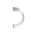 200P-051 pba Pull handle in Stainless Steel with Flat Profile