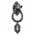 2013 Knocker Wrought Iron Door Lever Handle on Rose Lorenz Ferart