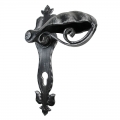 2025 Precious Wrought Iron Door Handle on Plate Lorenz Ferart