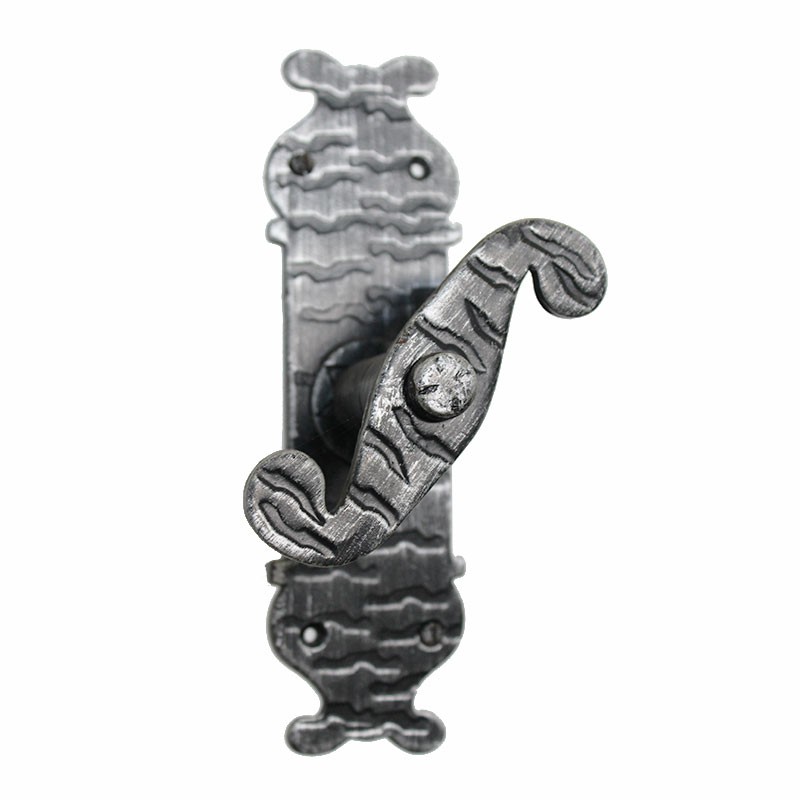 2106 Decorative Wrought Iron Window Handle with Plate Lorenz Ferart