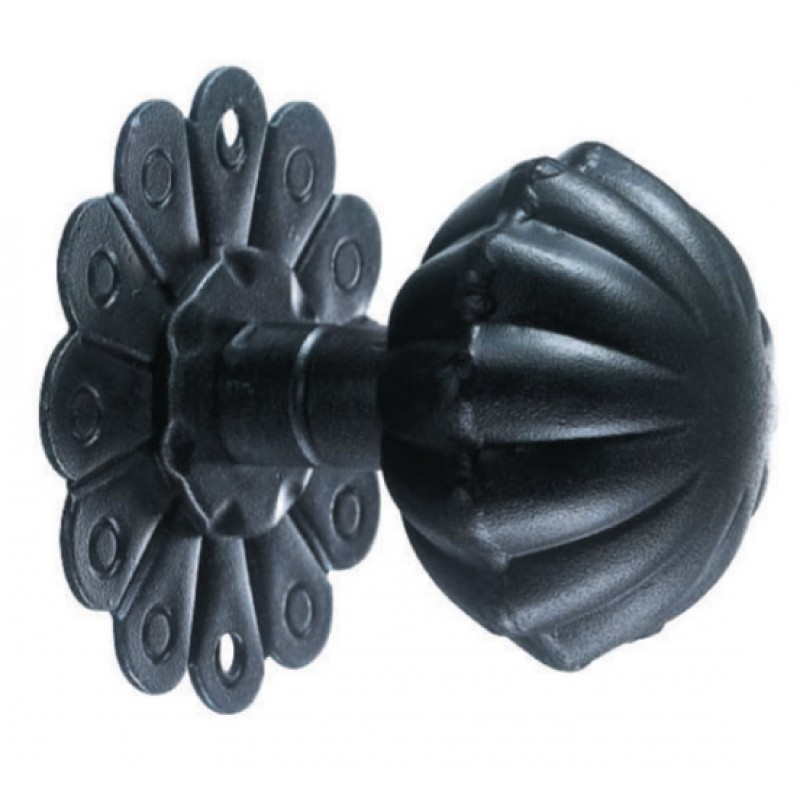 2116 Ø65 Door Knob Wrought Iron