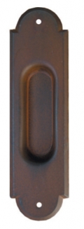 2128 Galbusera Sliding Door Pull Wrought Iron