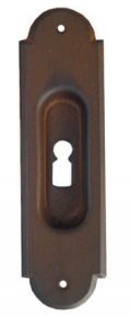 2129 Galbusera Sliding Door Pull Wrought Iron
