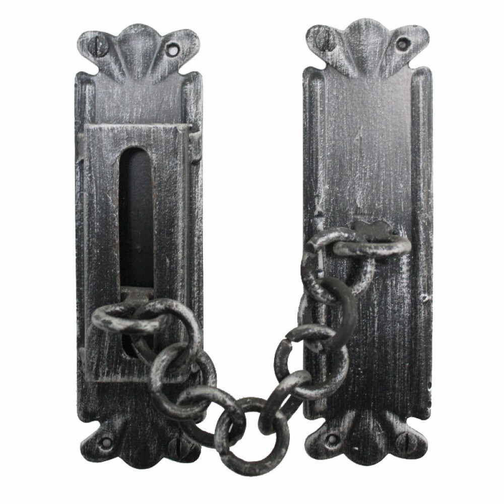 2158 Wrought Iron Handmade Security Chain for Doors Lorenz Ferart