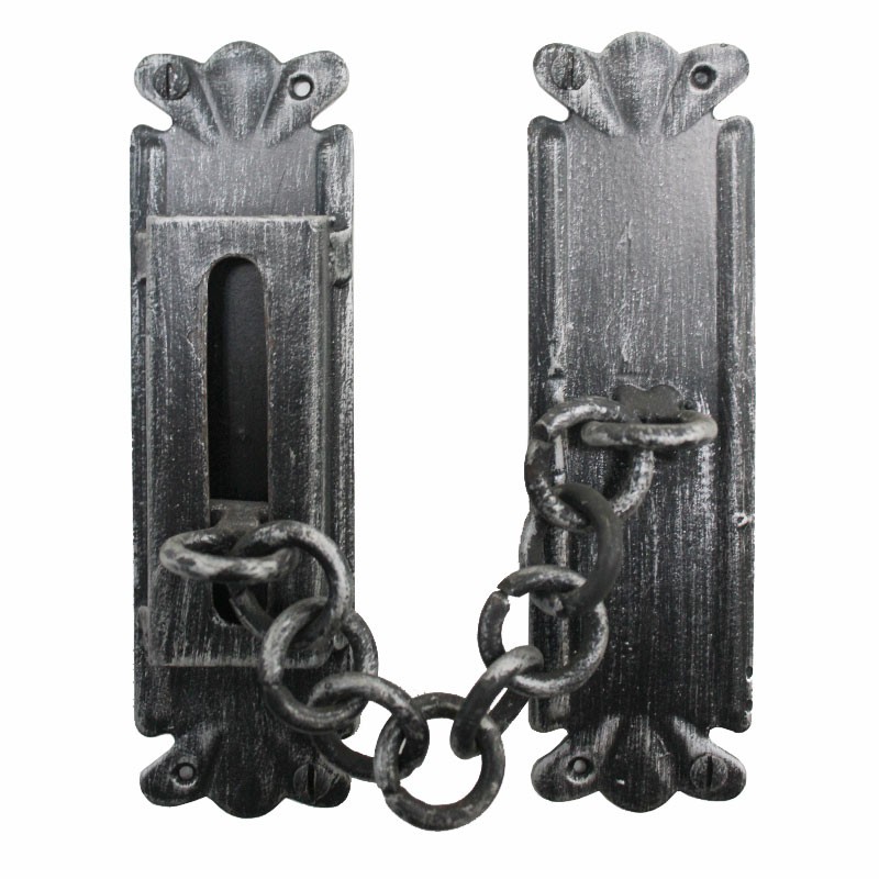 2158 Wrought Iron Handmade Security Chain for Doors Lorenz Ferart