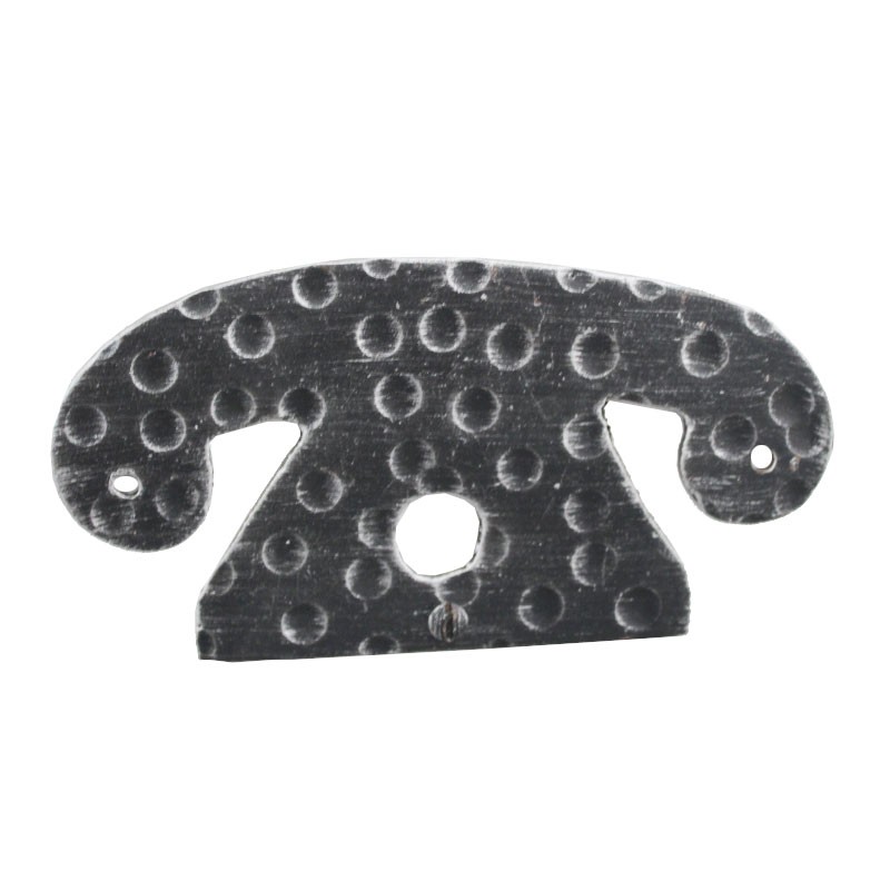 2202 Signal Telephone Shape Wrought Iron Lorenz Ferart