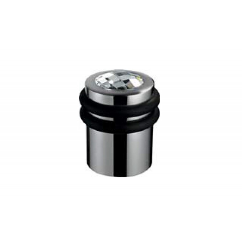 222 FE Cylinder Door Stopper Linea Calì of Luxury with Precious Crystal
