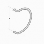 223 pba Pull Handle in Stainless Steel AISI 316L