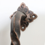 2254 Noble Wrought Iron Pull Handle Lorenz Ferart
