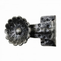 2262 Flower Wrought Iron Knob for Doors Lorenz Ferart