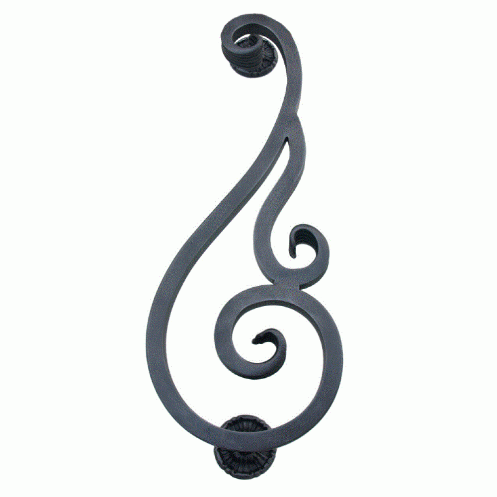 2326 Galbusera Pull Handles Wrought Iron