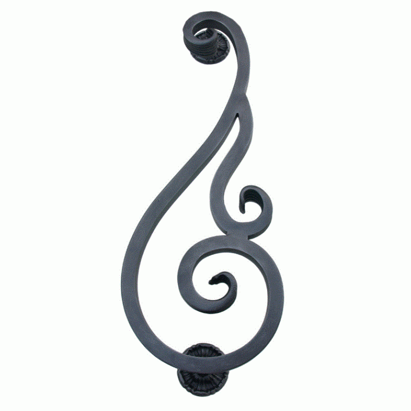 2326 Galbusera Pull Handles Wrought Iron