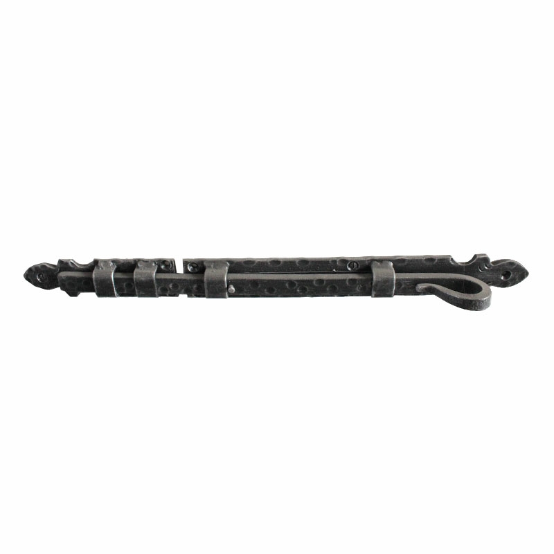 2360 Wrought Iron Horizontal Bolt Handmade for Doors Lorenz Ferart