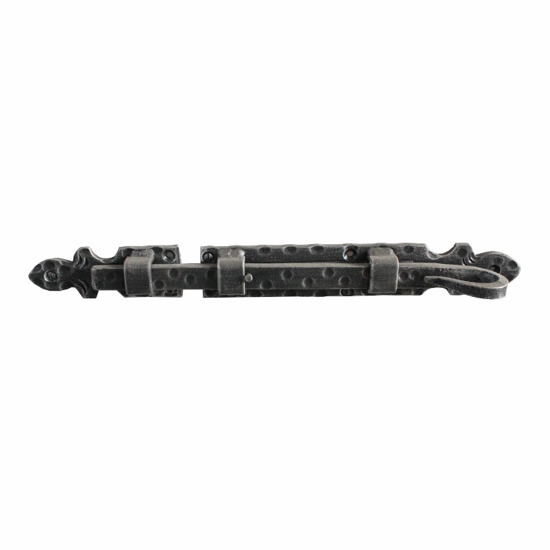 2360 Wrought Iron Horizontal Bolt Handmade for Doors Lorenz Ferart